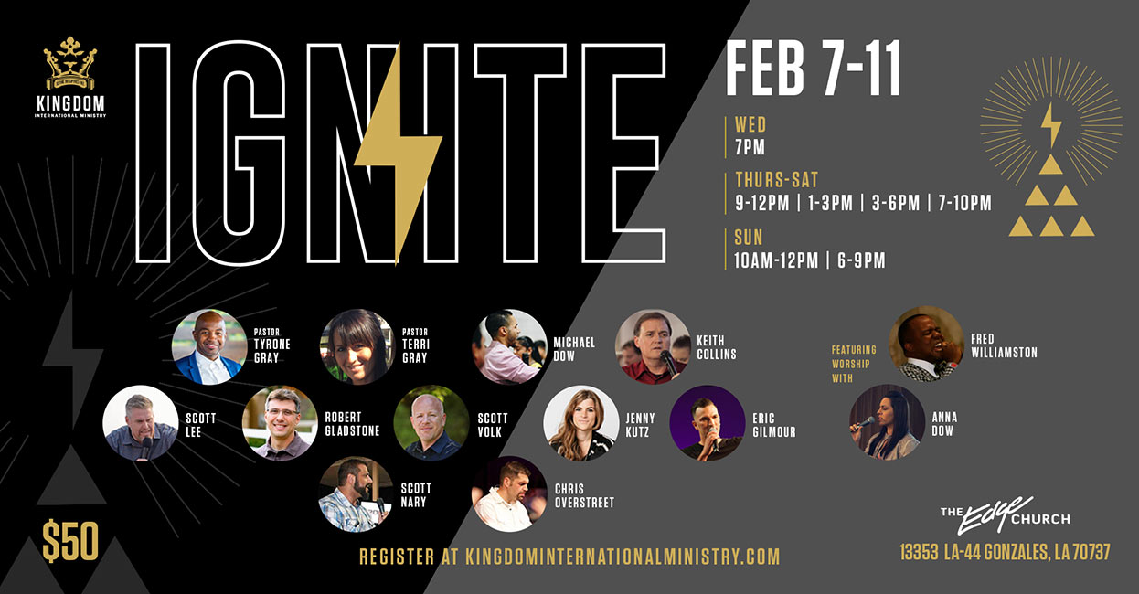 KINGDOM INTERNATIONAL MINISTRY IGNITE CONFERENCE 2018 KINGDOM